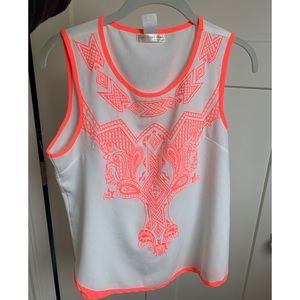 A’Gaci embroidered tank top
